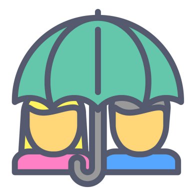 Koruma kalkanı web simgesi, basit vektör illüstrasyonu 