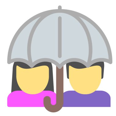 Koruma kalkanı web simgesi, basit vektör illüstrasyonu 