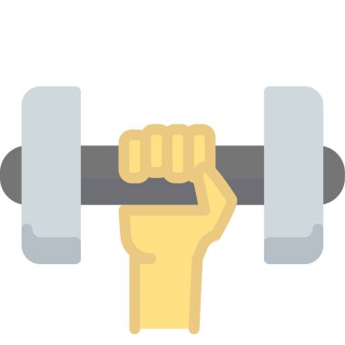 Kas yığını insan vücudunun çizgi film çizimi. 