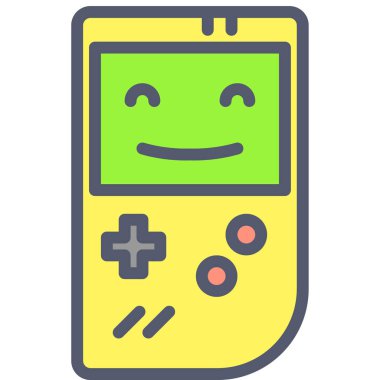 oyun web simgesi, basit vektör illüstrasyonu  