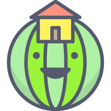 ev vektör simgesi, biçim beyaz arkaplanda düz semboldür