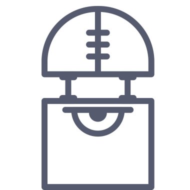 golem character icon, vector illustration isolated on white background 