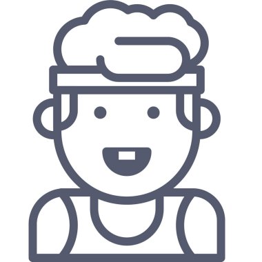 Zindelik. Web simgesi basit illüstrasyon