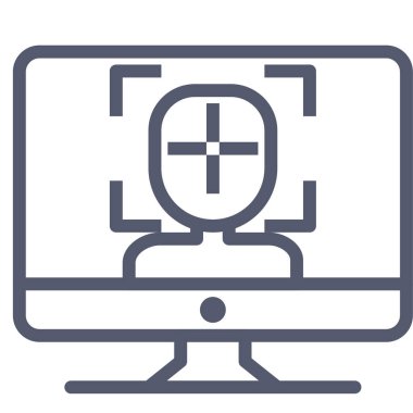 oyun web simgesi, basit vektör illüstrasyonu  