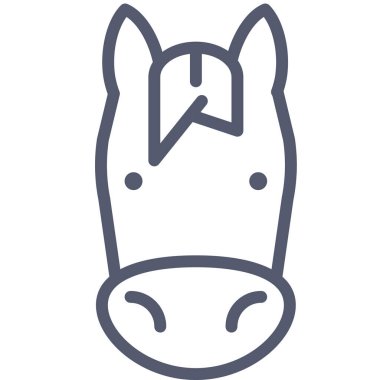 At. Web simgesi basit illüstrasyon 