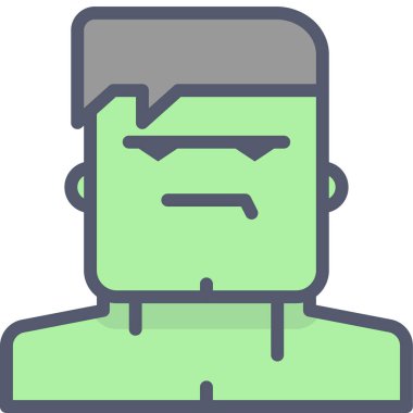 Hulk. Web simgesi basit illüstrasyon