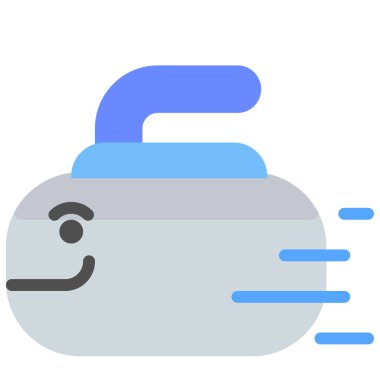 Buz aktivitesi. Web simgesi basit illüstrasyon