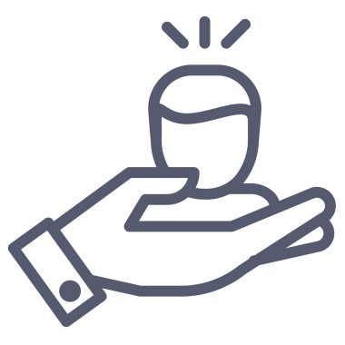 kullanıcı web simgesi, basit vektör illüstrasyonu 