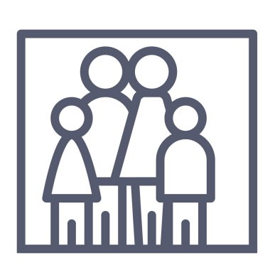 İnsan simgesinin vektör illüstrasyonu