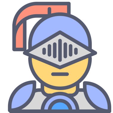 İnsan avatarı. Web simgesi vektör illüstrasyonu