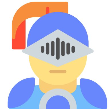 İnsan avatarı. Web simgesi vektör illüstrasyonu