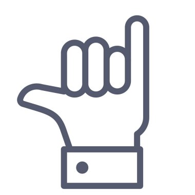 asgari taslak simgesi, vektör illüstrasyonu  