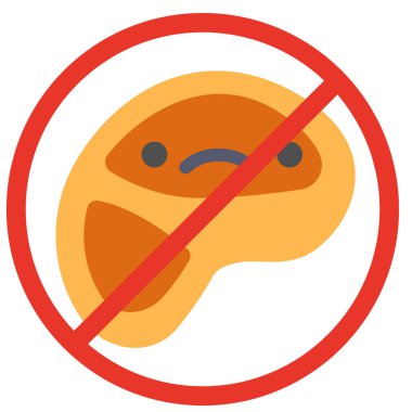 Yemek. Web simgesi basit illüstrasyon 