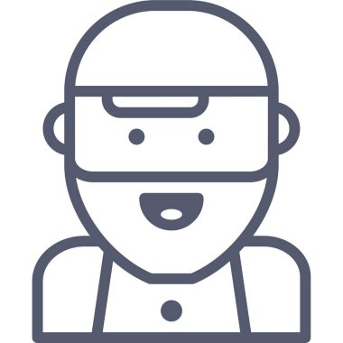 Dua web simgesi, beyaz arkaplanda izole edilmiş basit vektör illüstrasyonu