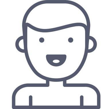 avatar. Web simgesi basit tasarım