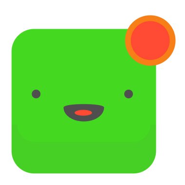 bildirim web simgesi, basit vektör illüstrasyonu  