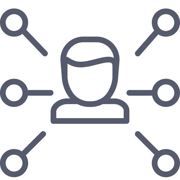 şebeke. Web simgesi basit illüstrasyon