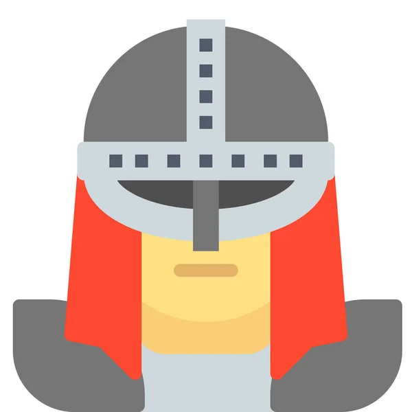 Helm Web Symbol Einfache Illustration — Stockvektor