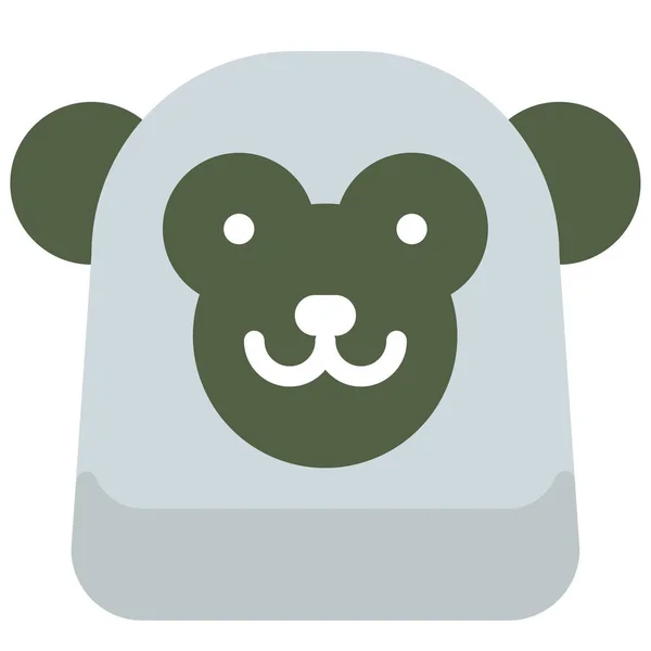 Cute Koala Vector Flat Icon — Stock Vector