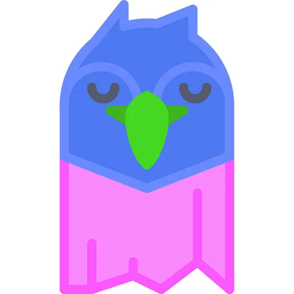 Попугай Иконка Сайта — стоковый вектор