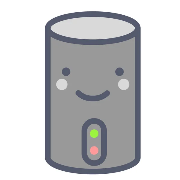 Vector Illustration Cartoon Battery Icon Stock Illustration