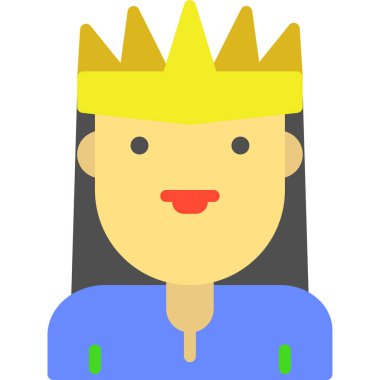 avatar. Web simgesi basit illüstrasyon