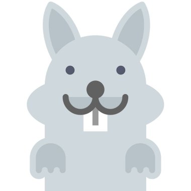 Beyaz arkaplanda izole edilmiş basit vektör çizimi