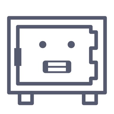 para ve finansal web simgesi, basit vektör illüstrasyonu   