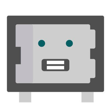 para ve finansal web simgesi, basit vektör illüstrasyonu   