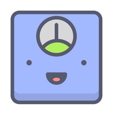 ağırlık web simgesi, basit vektör illüstrasyonu