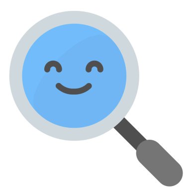 arama web simgesi, basit vektör illüstrasyonu