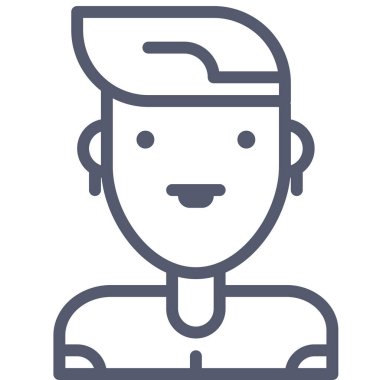 avatar. Web simgesi basit tasarım