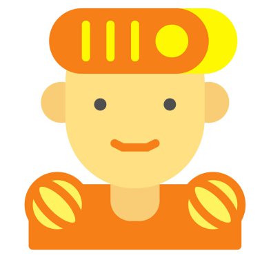 avatar. Web simgesi basit illüstrasyon