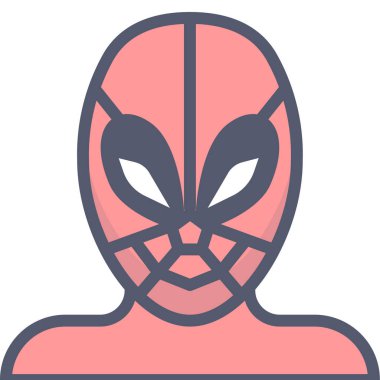 Uzaylı. Web simgesi basit illüstrasyon