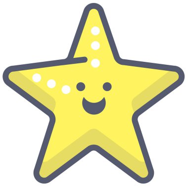 Yıldız. Web simgesi basit illüstrasyon