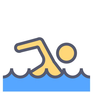 Yüzme havuzu. Basit tasarım