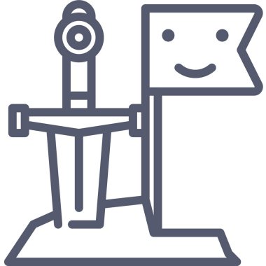 asgari taslak simgesi, vektör illüstrasyonu  