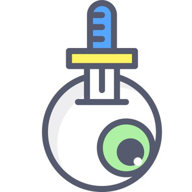 Göz Ağı simgesi, vektör illüstrasyonu 