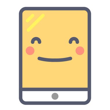 tablet. Web simgesi vektör illüstrasyonu