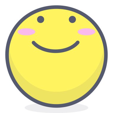 görünüm altında emoji simgesi, vektör çizimi beyaz arkaplanda izole 