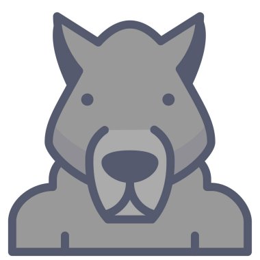 Kurt. Web simgesi basit illüstrasyon 