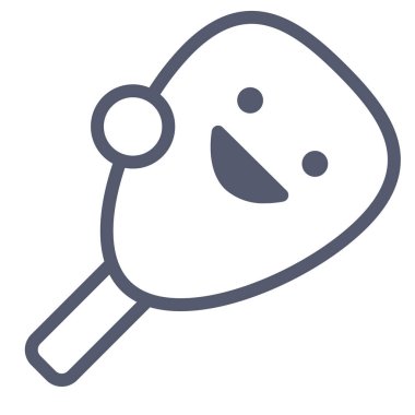 Tenis web simgesi basit illüstrasyon