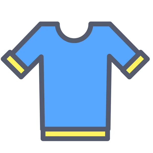 Shirt Web Symbol Einfache Vektorillustration — Stockvektor