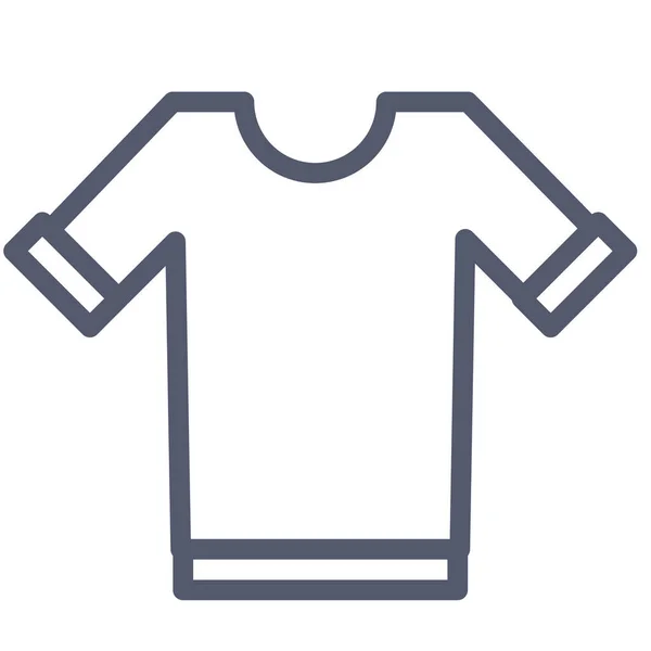 Shirt Web Symbol Einfache Vektorillustration — Stockvektor