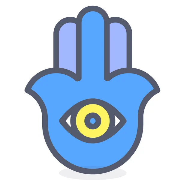 Auge Auge Web Symbol Einfache Illustration — Stockvektor