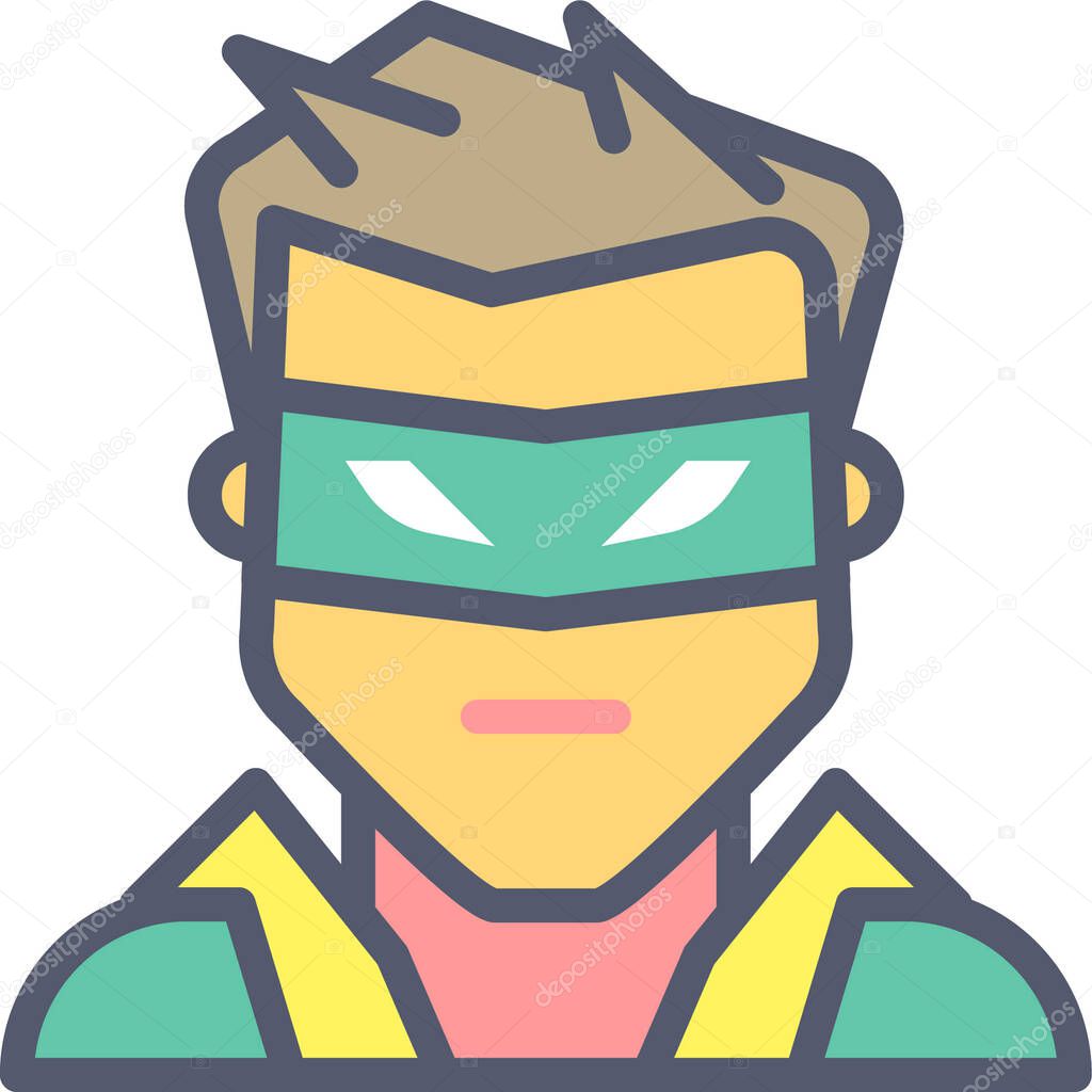 hero. web icon simple illustration