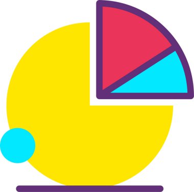 Pasta çizelgesi. Web simgesi