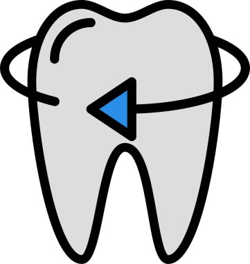 Diş bakımı. Basit resimleme
