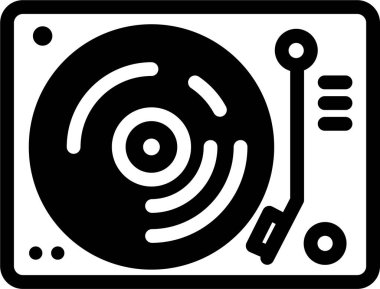 Müzik. Web simgesi basit tasarım