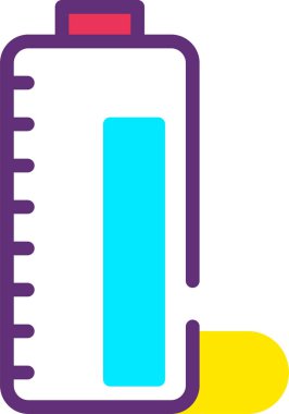 pil ağ simgesi, basit illüstrasyon